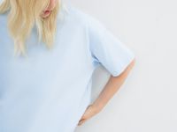 Футболка оверсайз, Голубой