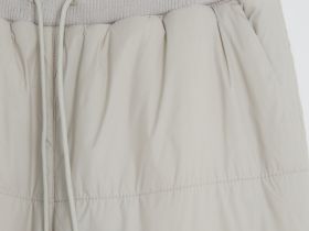 Утепленные брюки с эластичным низом