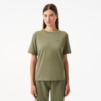 Женская футболка Lacoste свободного кроя из мягкого хлопка