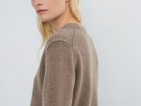 Джемпер из шерсти, Коричневый