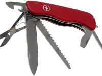 Складной многопредметный нож Victorinox Outrider, сталь X55CrMo14, рукоять нейлон, красный