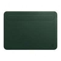 Чехол для ноутбука WIWU Skin Pro II PU Leather Sleeve для Apple MacBook Neo/Pro 13/Air 13 (зеленый)