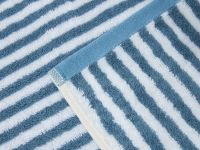 Полотенце махровое Узкая полоска/Striscia stretta, голубое