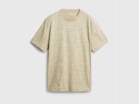 Футболка с принтом, Бежевый