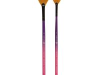 Кисть двухцветная синтетика № 6 веерная "Decola"