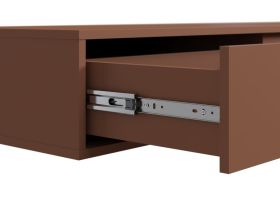ТВ-тумба подвесная Блест 140x22 Терракотовый