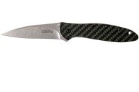Складной нож Kershaw Leek, сталь CPM-154, рукоять карбон