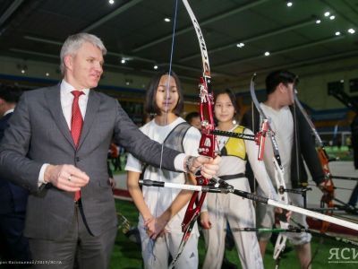 Павел Колобков и Айсен Николаев посетили республиканский фестиваль «Спорт — детям!»