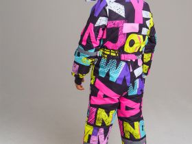 Зимний комбинезон из мембранной ткани для девочки