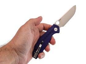 Складной нож Bestechman Angry Owl, сталь D2, рукоять G10, фиолетовый