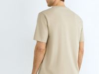 Футболка с принтом, Бежевый