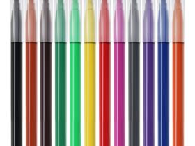 Набор фломастеров Berlingo "Жил-был кот" 12 цв, смываемые, блистер