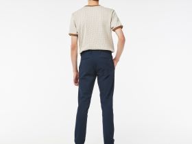 Мужские брюки Lacoste приталенного кроя из хлопка