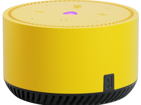 Умная колонка Яндекс.Станция Лайт с голосовым помощником Алиса лимон