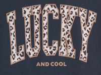 Футболка с принтом для девочек, Серый