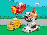 Snoopy 86905 Конструктор Снупи: Полёт на биплане