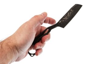 Скелетный нож Mr.Blade Abuser LE Ghost blackwash, сталь AUS-8