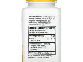 Nature's Way, витамин C с биофлавоноидами, 1000 мг, 250 капсул