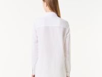 Женская лёгкая рубашка Lacoste из льна