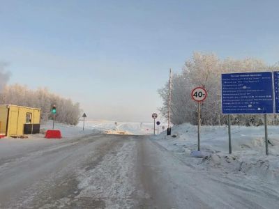 Грузоподъёмность ледовой переправы «Хатассы – Павловск» увеличили до 40 тонн