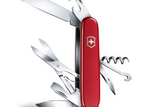 Нож перочинный Victorinox Climber, сталь X55CrMo14, рукоять Cellidor®, красный, 14 функций, 91мм