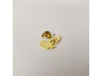 Значок эмалированный "Ростральная колонна"