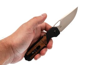 Складной нож Kizer Militaw сталь 154CM, рукоять Black G10/Mkuruti