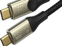 Кабель VOLTME Utron Type-C-Type-C 240 Вт 1.2 м, нейлон черный