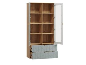 Витрина Монблан 2-93x195 Грань Мятный