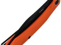 Складной нож Sanrenmu 7315-GJ, сталь 12С27, рукоять G10, оранжевый