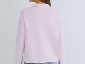 Кардиган с фигурными пуговицами, Розовый