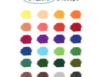 Набор фломастеров Гамма "Классические", 24 цв., смываемые, картон. упак., европодвес