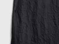 Атласная юбка из жатой ткани, Черный