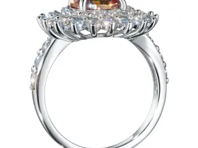 Кольцо из серебра с и цитрином э0673кц04250363_white