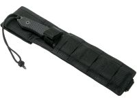 Нож с фиксированным клинком Spartan Blades Ronin Shinto, клинок черный, сталь CPM-S35VN, рукоять черная микарта