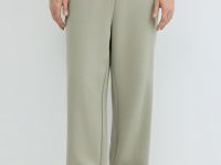 Широкие трикотажные брюки Wide leg, Желтый