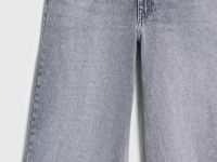 Ультраширокие джинсы с высокой посадкой, Серый