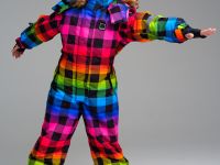 Комбинезон текстильный с полиуретановым покрытием для девочек