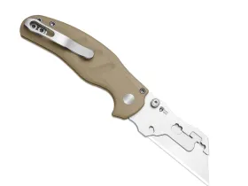 Складной нож Kizer C01C Uti 2, сталь 5Cr15MoV, рукоять G10, песочный