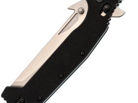 Складной нож Obertech ns-02 Tanto satin, сталь VG-10, рукоять G10, черный