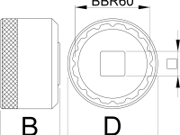 Съемник кареток типа Shimano BBR60 Unior 1671.BBR60 (красный)