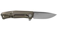 Складной нож LionSteel MT01 BR, сталь M390, рукоять Bronze titanium