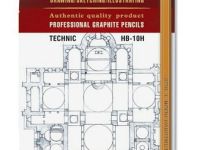Набор карандашей чернографитных Koh-I-Noor "Technic" 12 шт (НВ-10Н) в металл коробке
