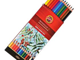 Набор карандашей акварельных Koh-I-Noor "Mondeluz" 12 цв в картон кор