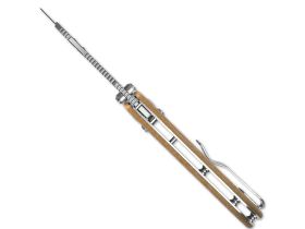 Складной нож Kizer Drop Bear Utility, сталь SK5, рукоять Natural Micarta