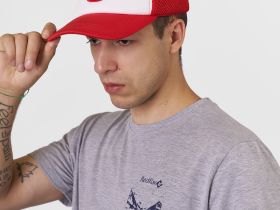 Бейсболка под сублимацию с сеткой Newport