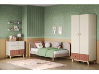Шкаф детский Финни 2-96x210 Терракотовый