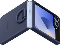 Клип-кейс Samsung Silicone Case Z Flip7 FE/Z Flip6 Темно-синий