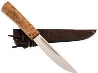 Нож Северный средний, сталь Х12МФ, карельская береза