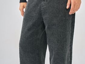 Свободные джинсы Baggy, Серый